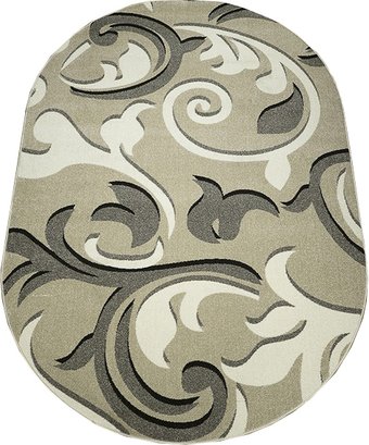 Ковер для жилой комнаты БелКа Фиеста Овал 36107 36955 (1.5x3)