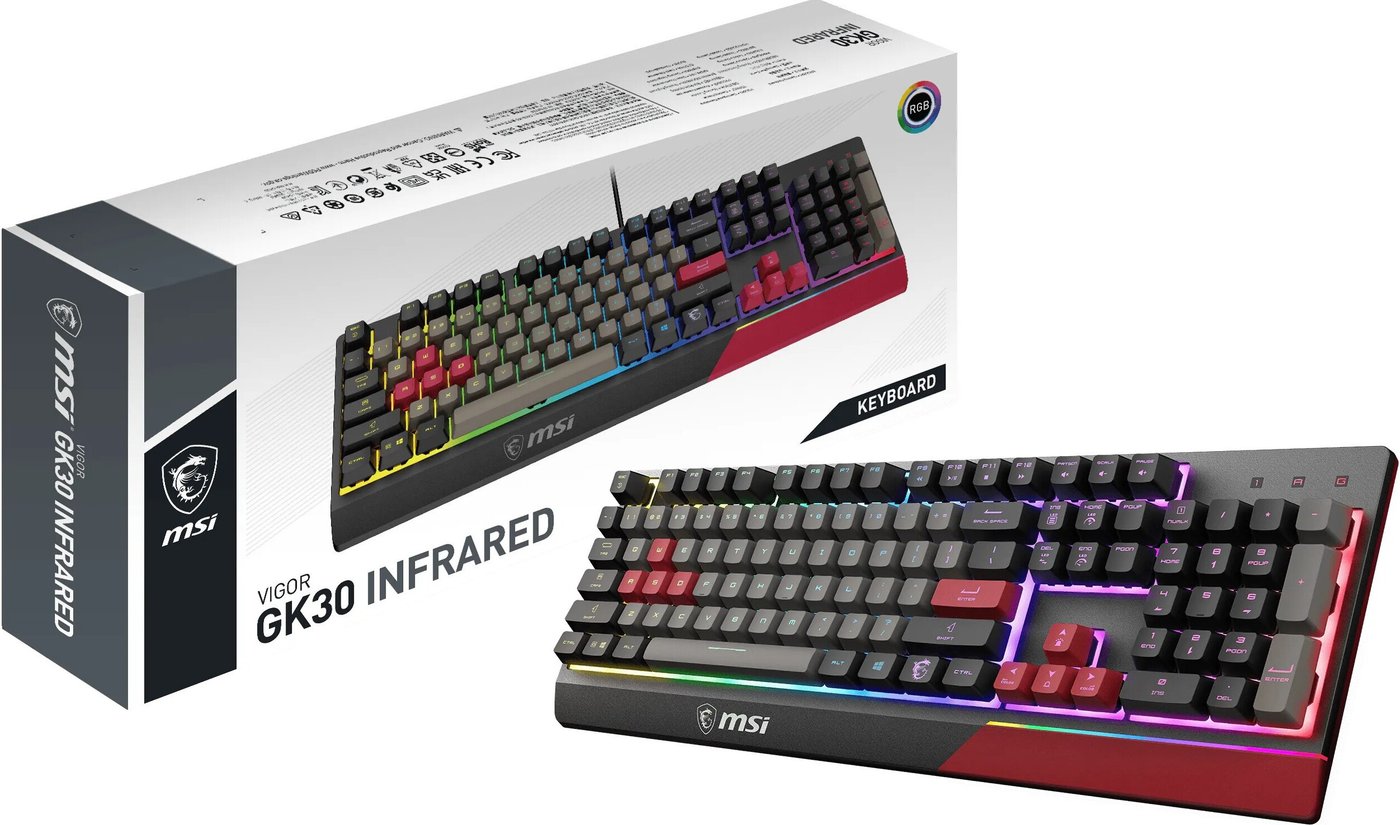 Клавиатура MSI Vigor GK30 Infrared (черный)