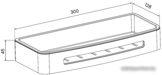 IDDIS Полка Optima Home SHE10SBi44