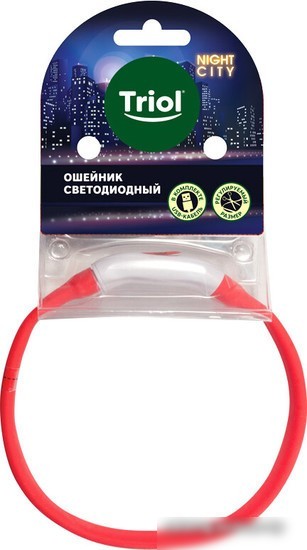 Ошейник Triol Night City Звезды 11271028 (M, красный)