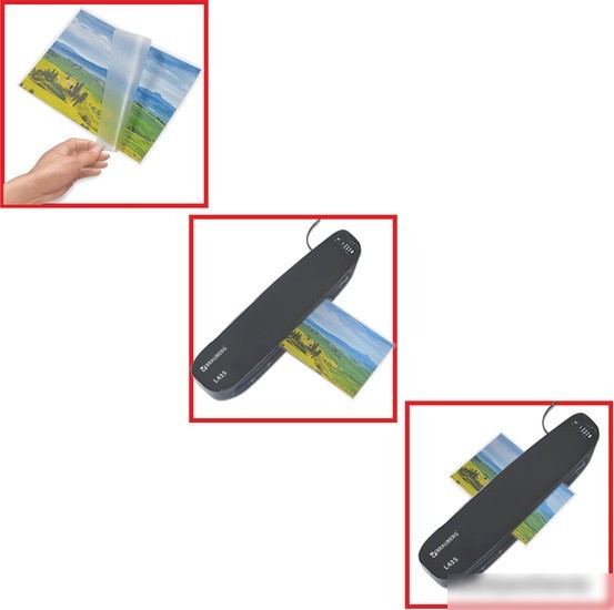 Пленка для ламинирования BRAUBERG Brauberg А6 60 мкм 100 шт 531784 (глянцевый, прозрачный)