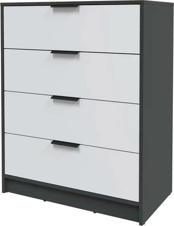 Комод Интерлиния Концепт КТ-К80 (серый/антрацит)