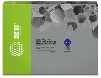 Картридж CACTUS CS-EPT01D100 (аналог Epson T01D1)