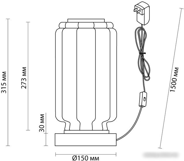 Настольная лампа Odeon Light Jam 5409/10TL