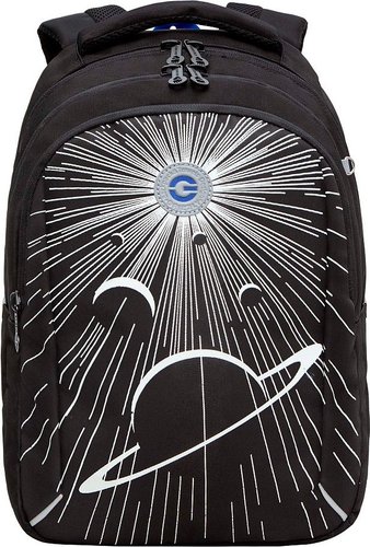 Школьный рюкзак Grizzly RB-452-2f (черный)