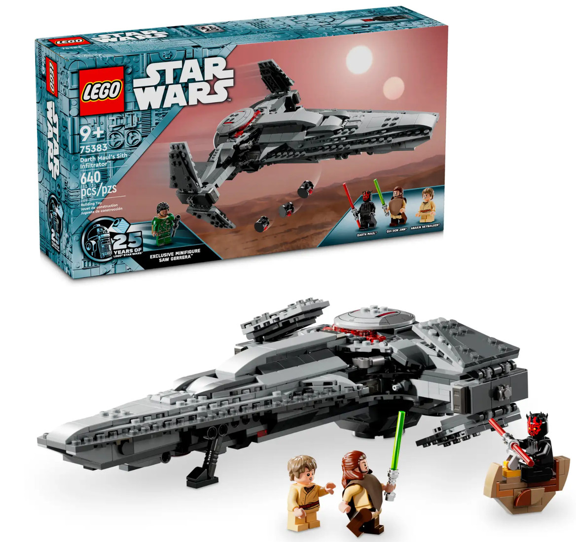 Конструктор LEGO Star Wars 75383 Ситх-лазутчик Дарта Мола