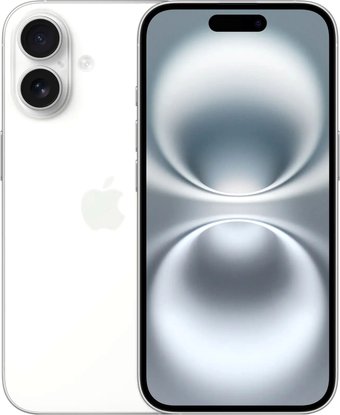 Телефон Apple iPhone 16 256GB (белый)