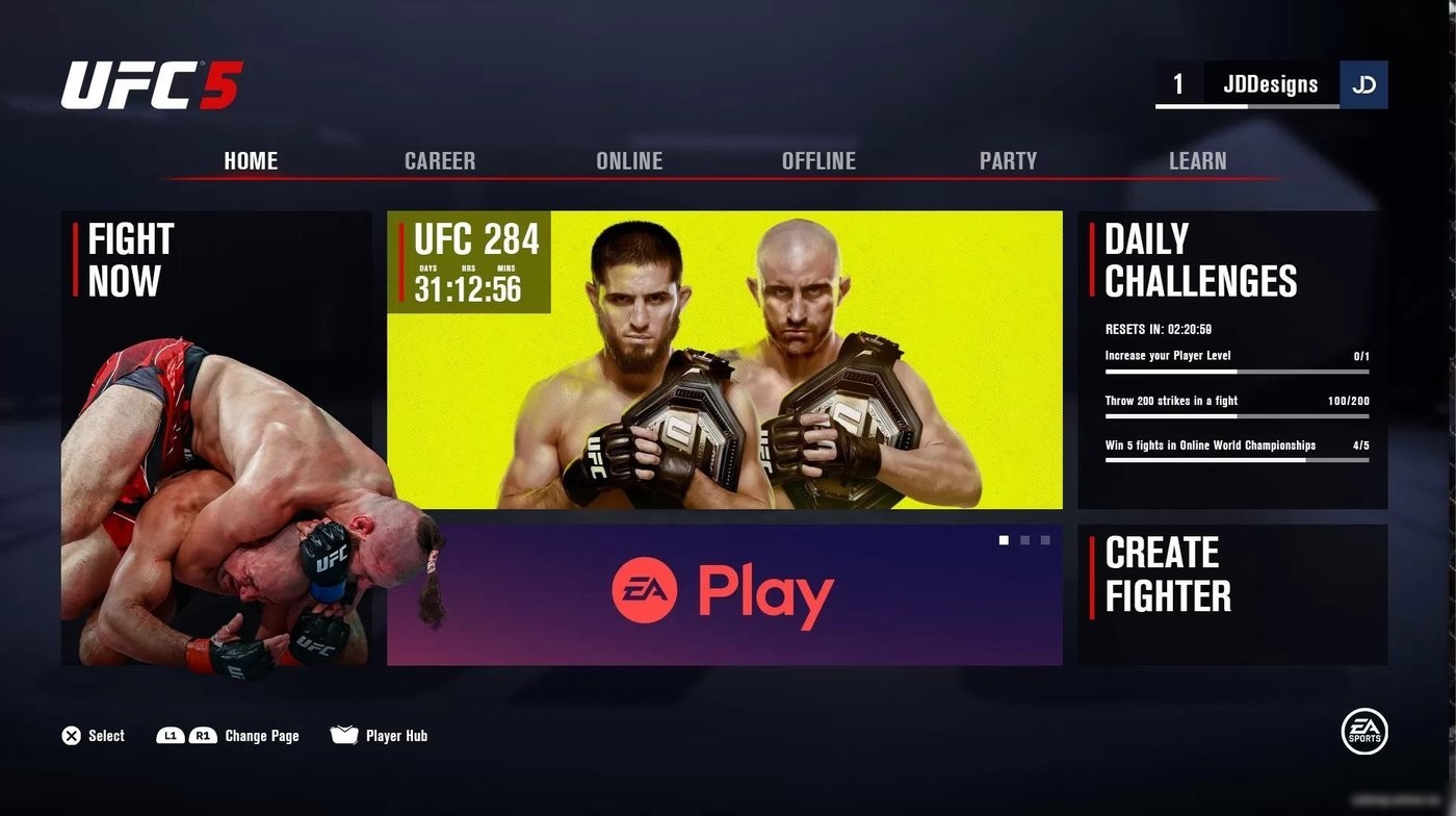 UFC 5 для PlayStation 5