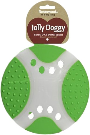 Игрушка для собак Rosewood Jolly Doggy Throw n Go Dental Saucer 40310