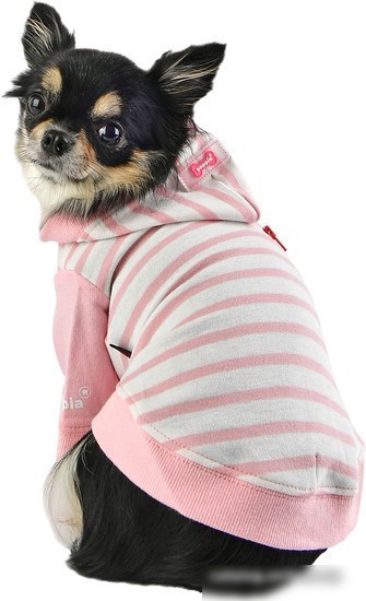 Футболка Puppia Jalen с капюшоном PATA-TS1724-LP-S (розовый)