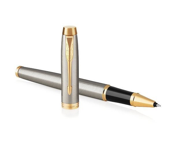 Ручка-роллер Parker IM Metal Core Brushed Metal GT 1931663
