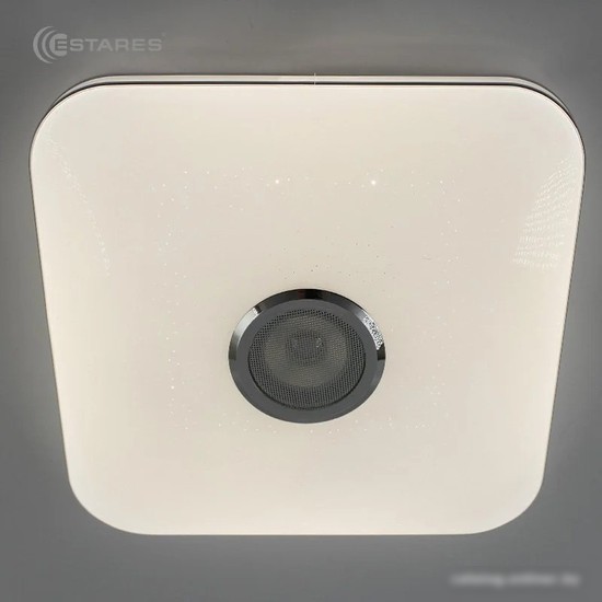 Светильник-тарелка Estares Music Rgb 40W S-APP-330-WHITE/CHROME-220-IP20