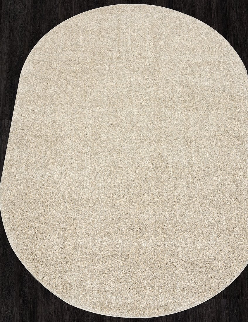 Ковер для жилой комнаты Merinos Sofia T600-OVAL-LIGHT BEIGE (2.5х3.5)