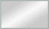 Континент Зеркало Frame Silver Led 100x70