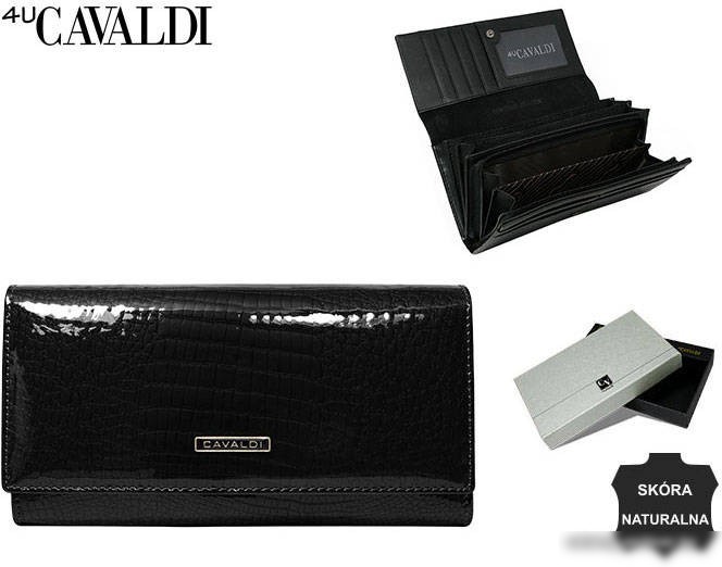 Кошелек Cedar 4U Cavaldi H20-1-RS9 (черный)