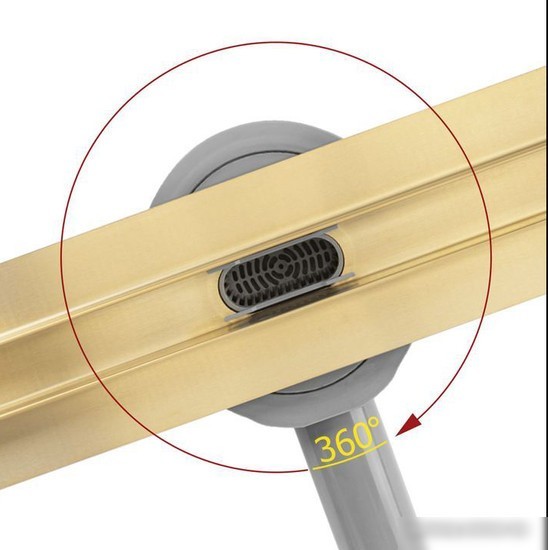 Трап/канал Rea Neox Slim Pro Matt Gold 90 см