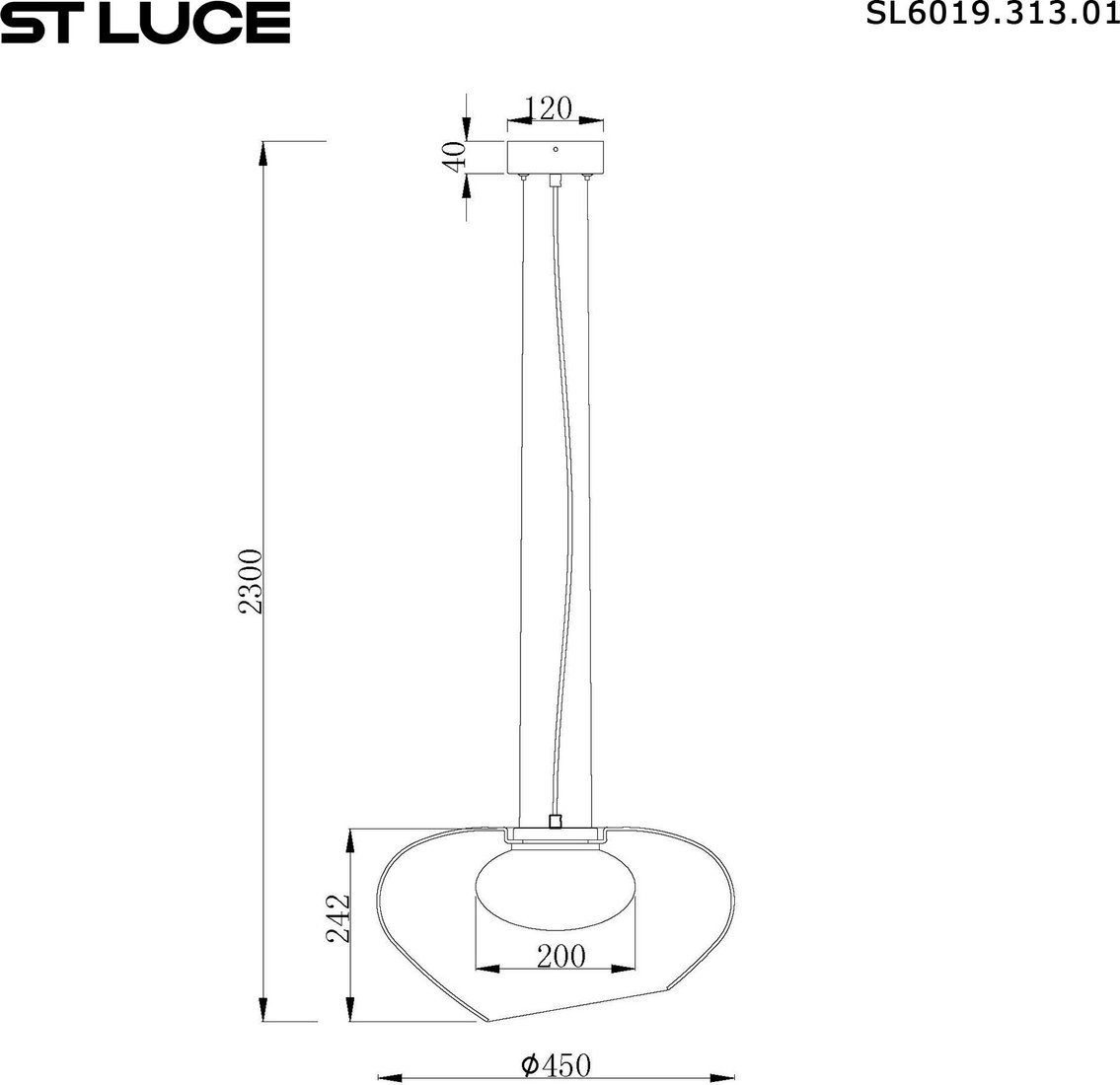 Припотолочная люстра ST Luce SL6019.313.01