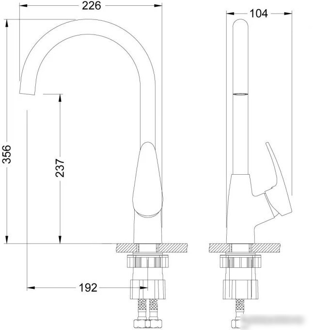 Смеситель Lemark Линара LM0405PGR