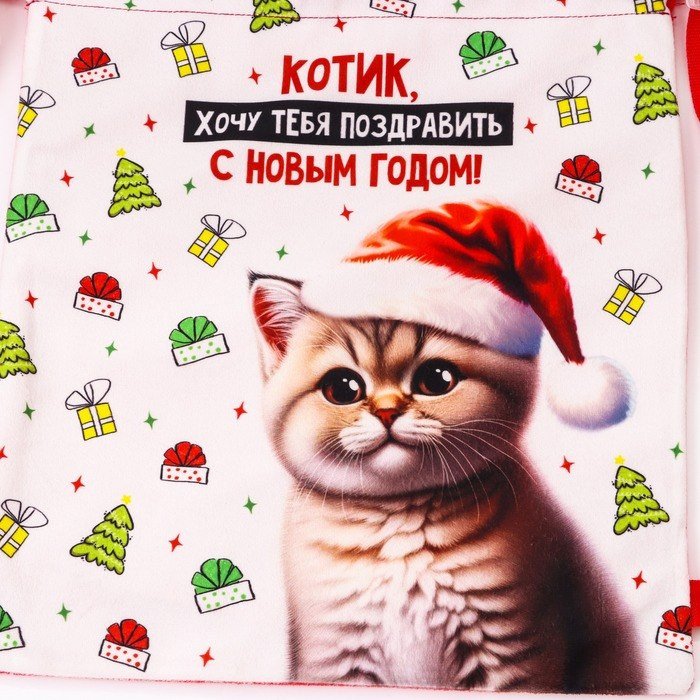 Мешок для обуви Milo Toys Котик в шапке 10364444