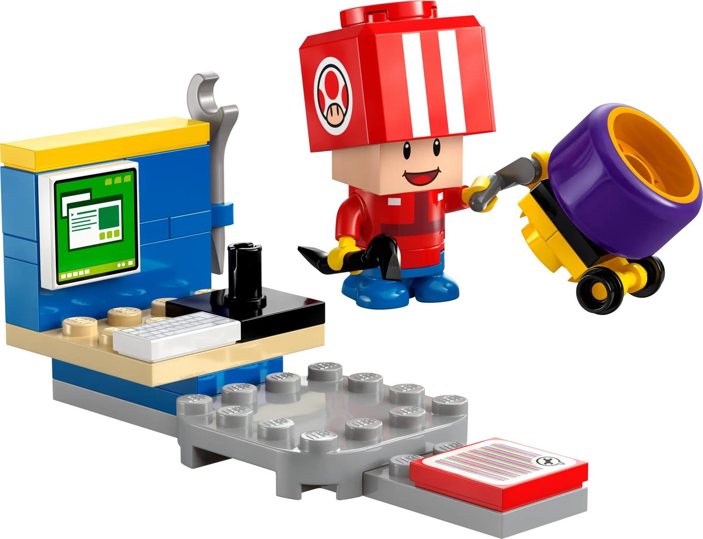 Конструктор LEGO Super Mario 30702 Mario Kart - Тоад механик