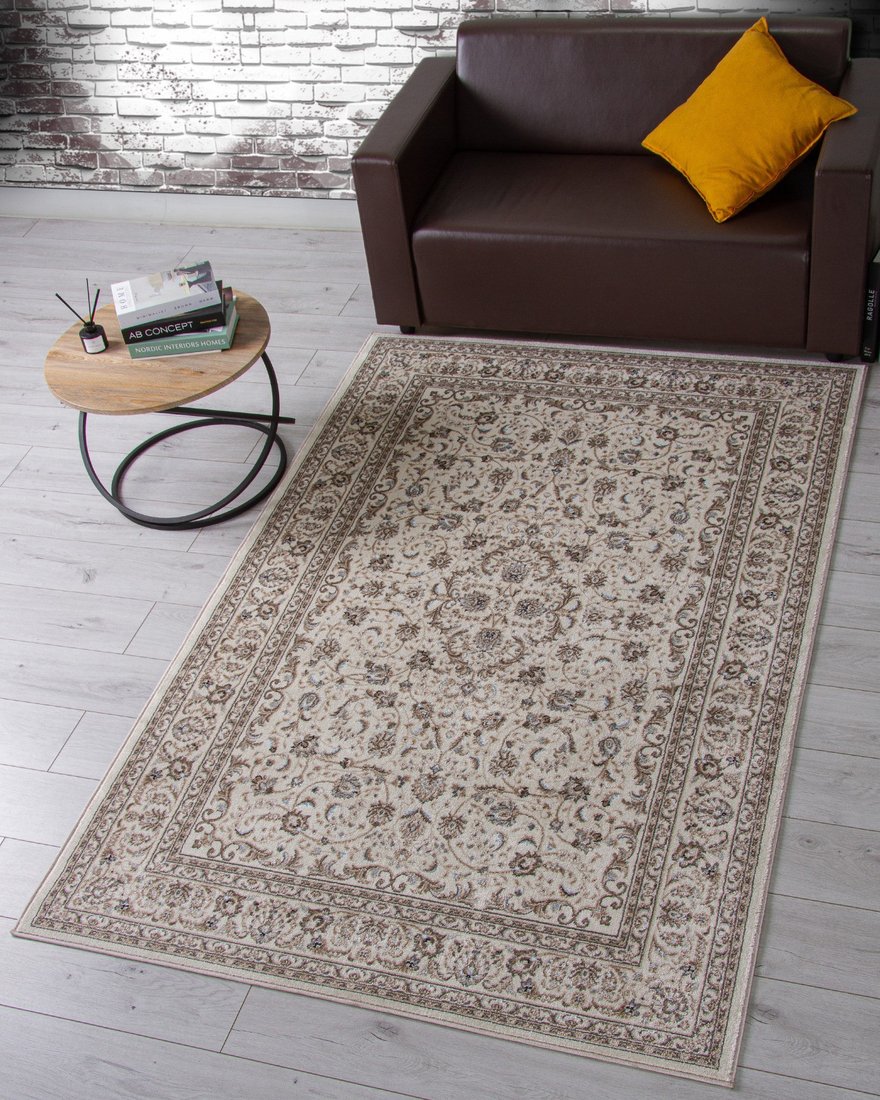 Ковер для жилой комнаты Merinos Valencia Deluxe F014-STAN-CREAM (1x2)