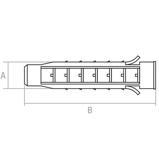 Дюбель распорный Starfix SMZ2-44325-20 (20 шт)