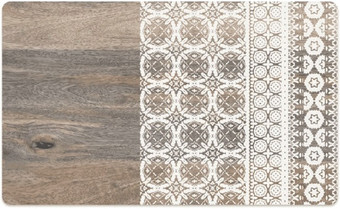 Коврик под миску TarHong Moroccan Wood (древесный с рисунком)