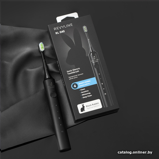 Электрическая зубная щетка Revyline RL 040 Black Rabbit Special Edition (черный)