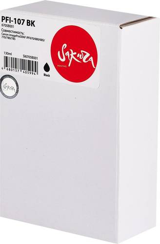 Картридж Sakura Printing SI6705B001 (аналог Canon PFI-107 BK)