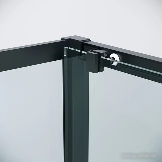 Душевая стенка Grossman Cosmo 80x195 200.K33.02.80.21.00 (черный матовый/стекло прозрачное)