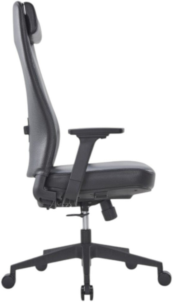 Офисное кресло SitZone CH-366A (натуральная кожа, черный)