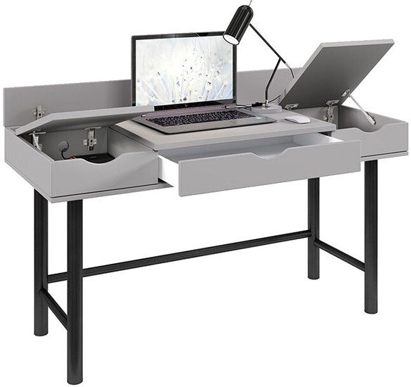 Стол Polini Kids Mirum 1400 (серый)