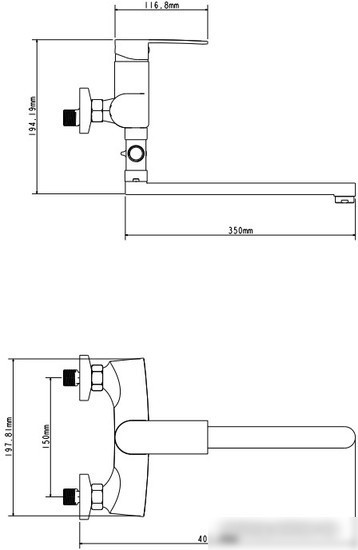Смеситель Ekko E21151
