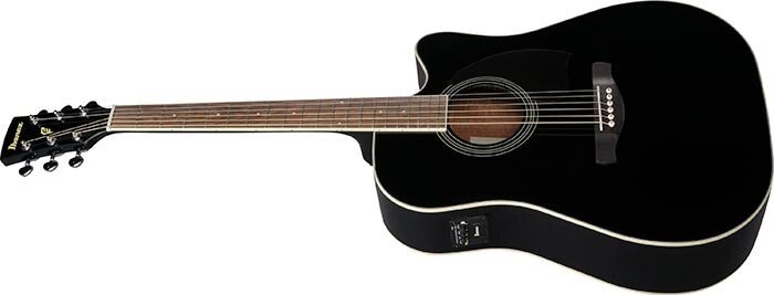 Электроакустическая гитара Ibanez PF15ECE-BK