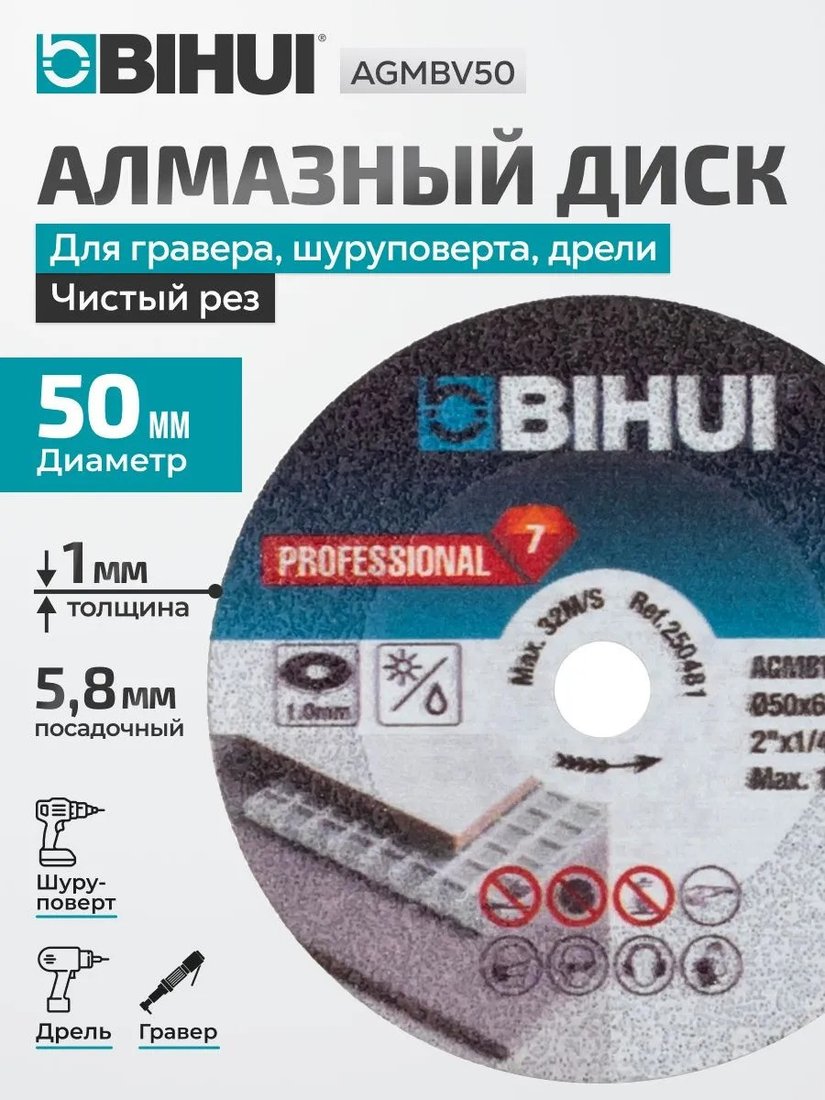 Пильный диск BIHUI AGMBV50