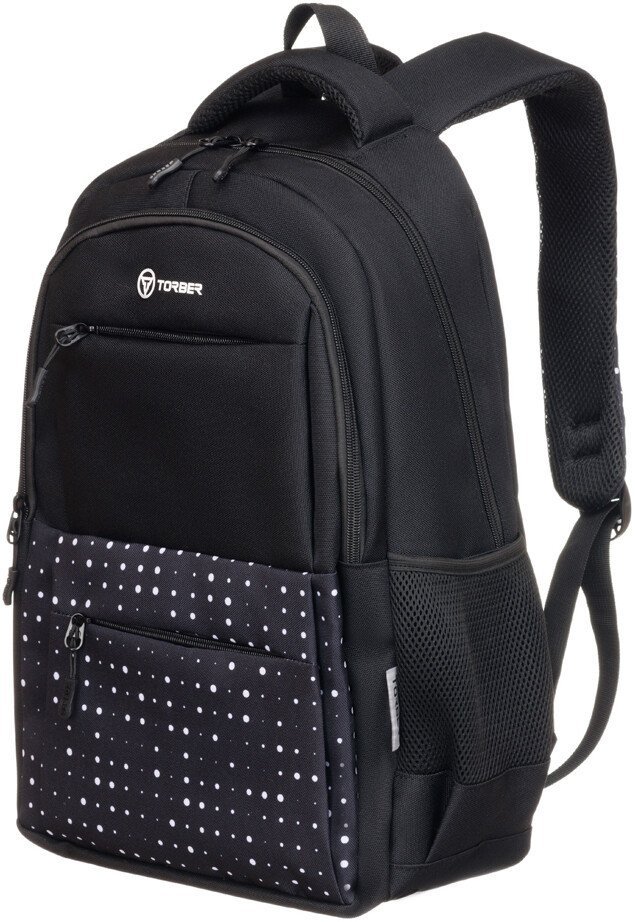 Школьный рюкзак Torber Class X T2602-23-BLK-W (черный)