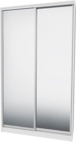 Шкаф-купе Рэйгрупп 158450 BBX Elgon РГ-10.04 (белый премиум/белый премиум/хром)