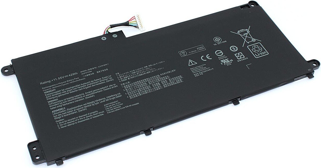 Аккумуляторы для ноутбуков ASUS C31N1845 Аккумуляторы для ноутбуков ASUS C31N1845