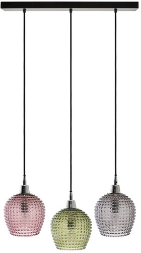Подвесная люстра Bergenson Bjorn Aurora BB0000564 (сливовый/зеленый/серый)