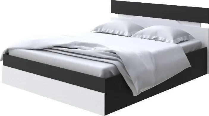 Кровать PROxSON Milton с ПМ 120x190 (черный/белый)