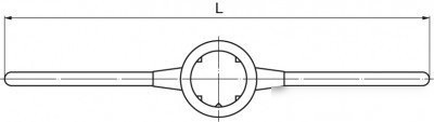 Плашкодержатель Thorvik DH207