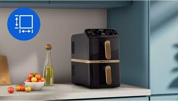 Аэрогриль (аэрофритюрница) Philips Ovi Stacked Dual Basket NA462/70