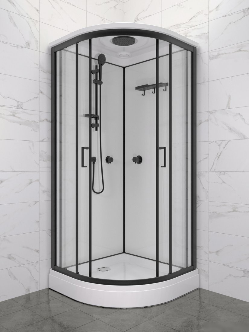 Душевая кабина Triton Прайм-Блэк М3 90х90В