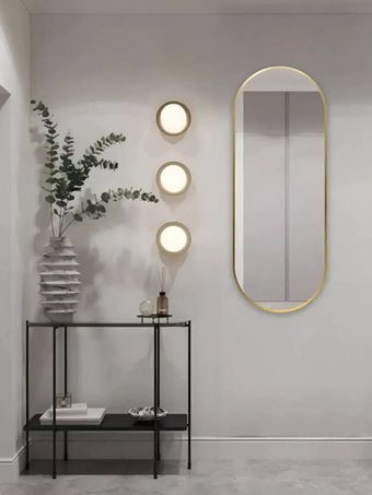 Зеркало eMZe 40x100 UV.40.100.AUR (золотой УФ-окантовкой)