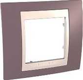 Рамка Schneider Electric Unica MGU6.002.576 (лиловый/слоновая кость)