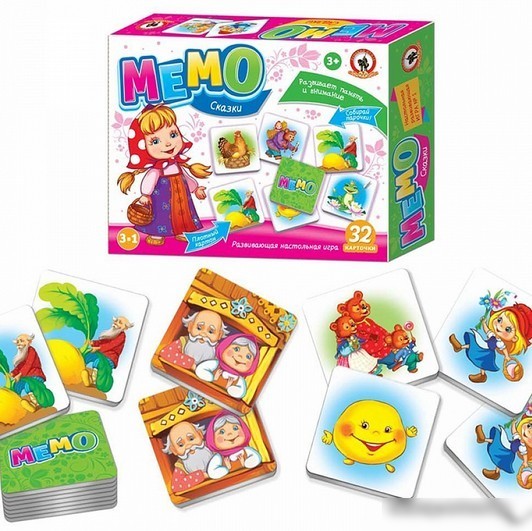Настольная игра Русский стиль Мемо Сказки RS-03450