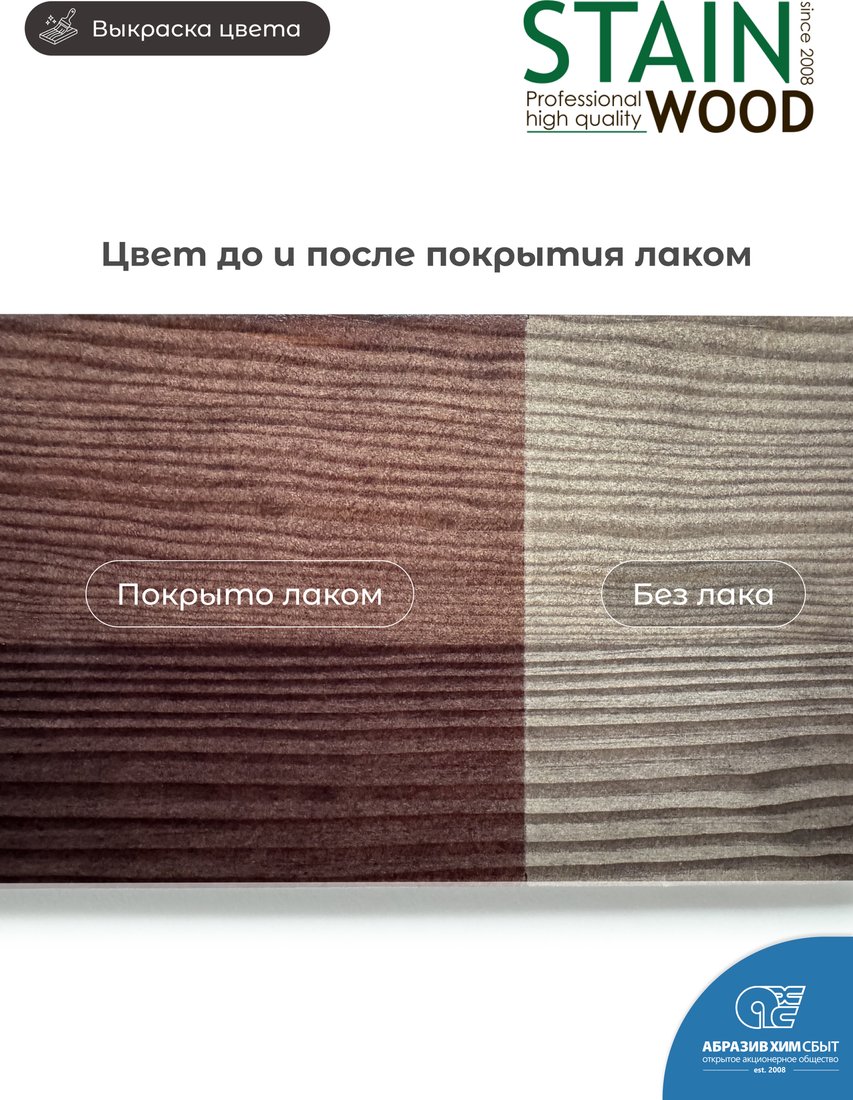 Морилка Stainwood На водной основе 1 л (венге)
