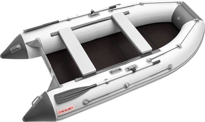 Моторно-гребная лодка Roger Boat Hunter 3200 (без киля, белый/графит)