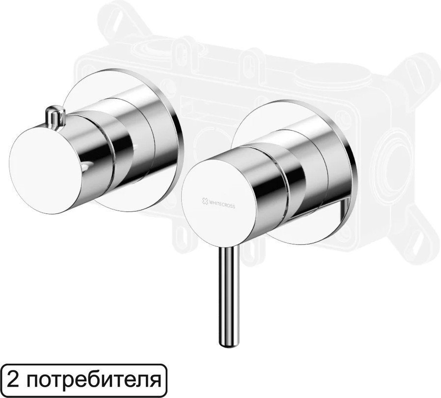 Смеситель Whitecross Y1242CR (хром)