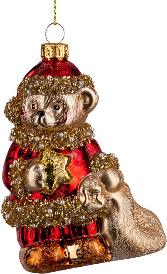 Елочная игрушка Erich Krause Decor. Мишка со звездой 64419